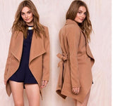 Women Warm Fashion Long Coat Jacket